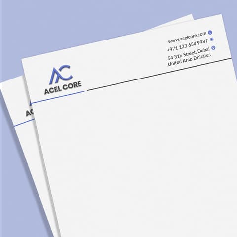 Embossed Letterhead