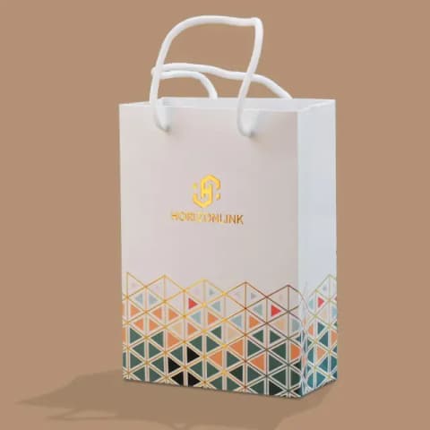 Raised Foiled Paper Bags
