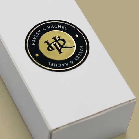 Raised Foiled Sticker Packaging Company Uae