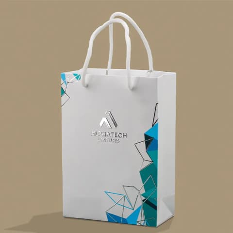 Raised Foiled Paper Bag Packaging Uae
