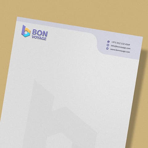 Embossed Letterhead