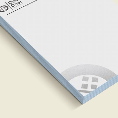 Metallic Printed Letterhead