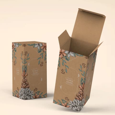 Kraft Paper Soft Box Package Printing Dubai
