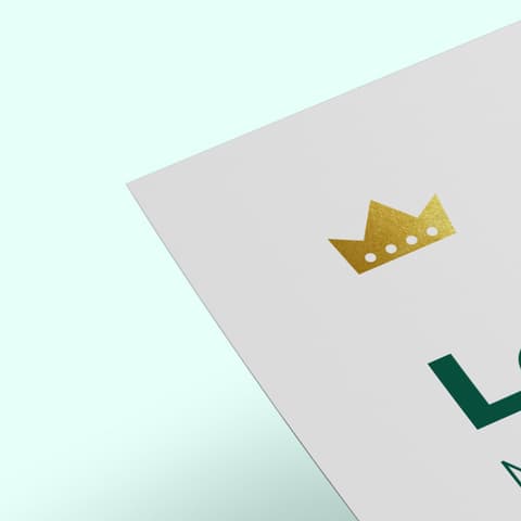 Metallic Printed Letterhead