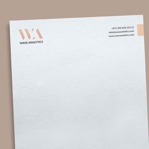 Debossed Letterhead