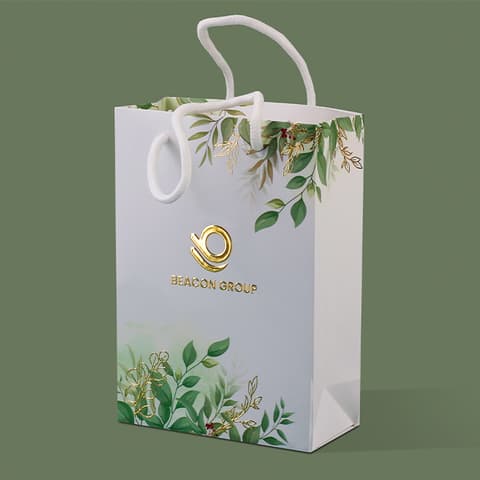 Raised Foiled Paper Bags