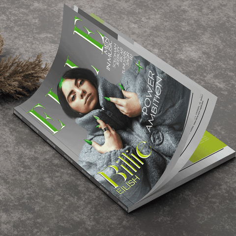 Raised Shiny Magazine Printing Dubai